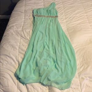 Off the shoulder prom dress